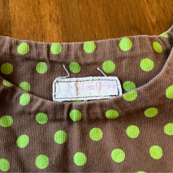 Retro Polka Dot Sleeveless Dress | Size 4T | Boutique Style - Picture 2 of 4